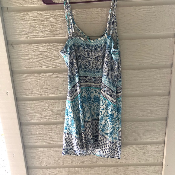 ☀️Blue Patterned Sun Dress☀️ - Picture 5 of 5